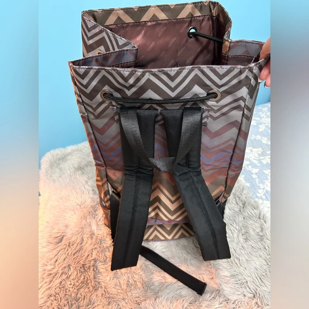 Missoni men’s Backpack Chevron Multicolored Striped - Picture 14 of 16